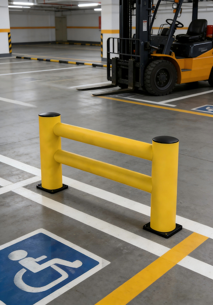 Flexible Crash Barrier for Road Safety
