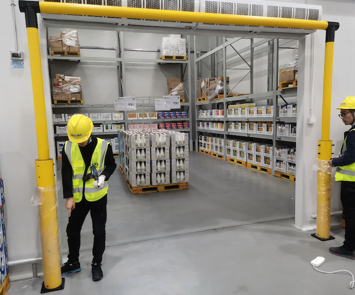 Easy-Install Industrial Door Safety Guard