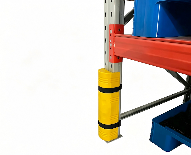 HDPE Flexible Integrated Rack Corner Protector
