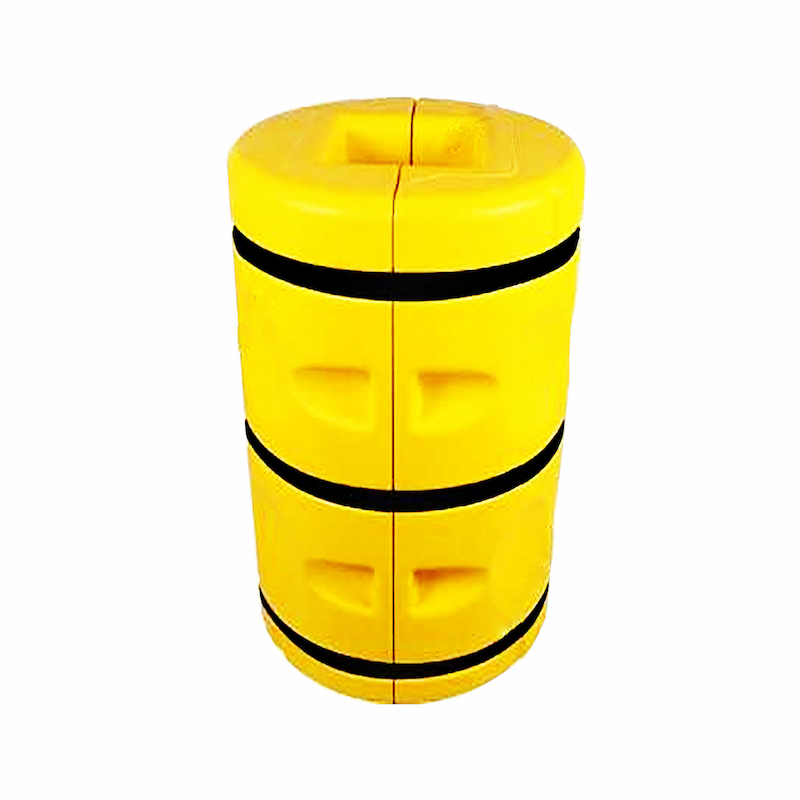 Flexible Polymer Plastic Column Protector | Warehouse Safety Guard