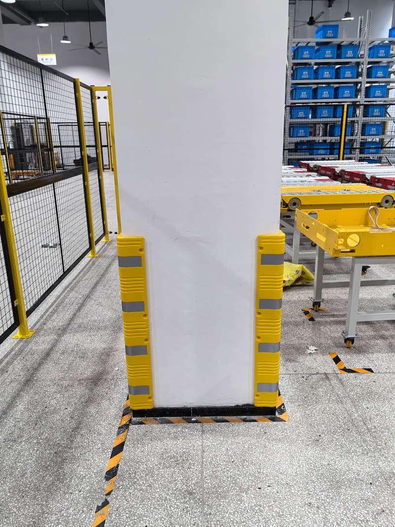 Heavy Duty Plastic Wall Guard Strip for Warehouse Corner Protection