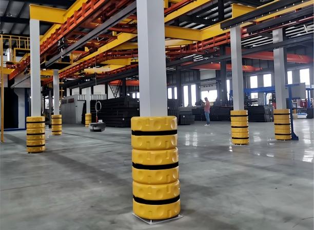 Flexible Anti-Collision Protective Sleeve for Warehouse Columns