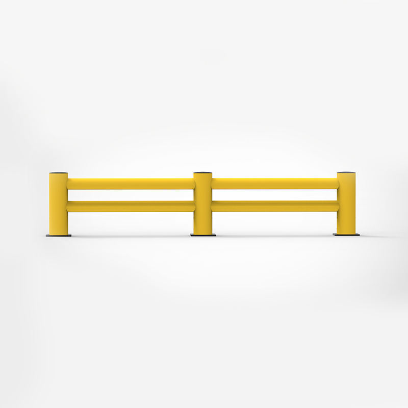 Heavy-Duty Rack Protection Guardrail for Warehouse Safety