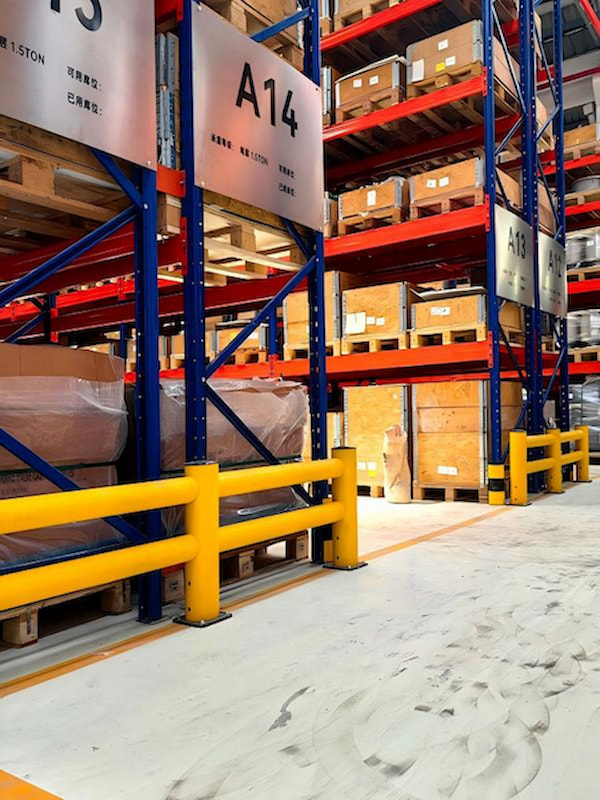 warehouse safety barriers