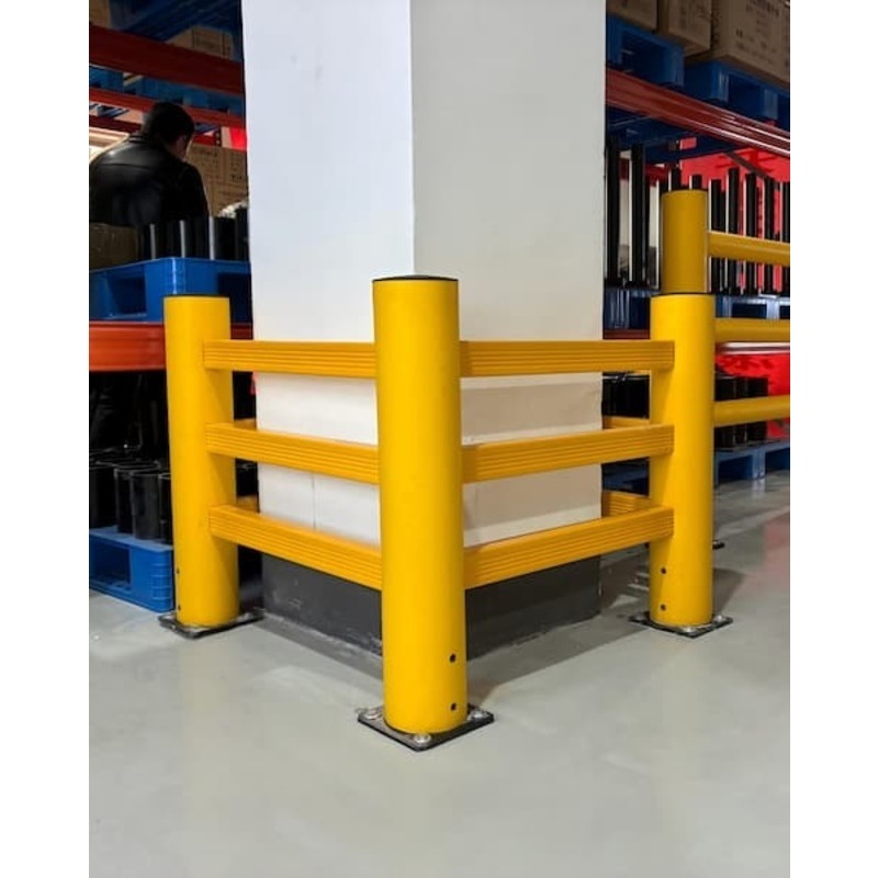 Plastic Column Guard | Forklift Impact Protection for Warehouses